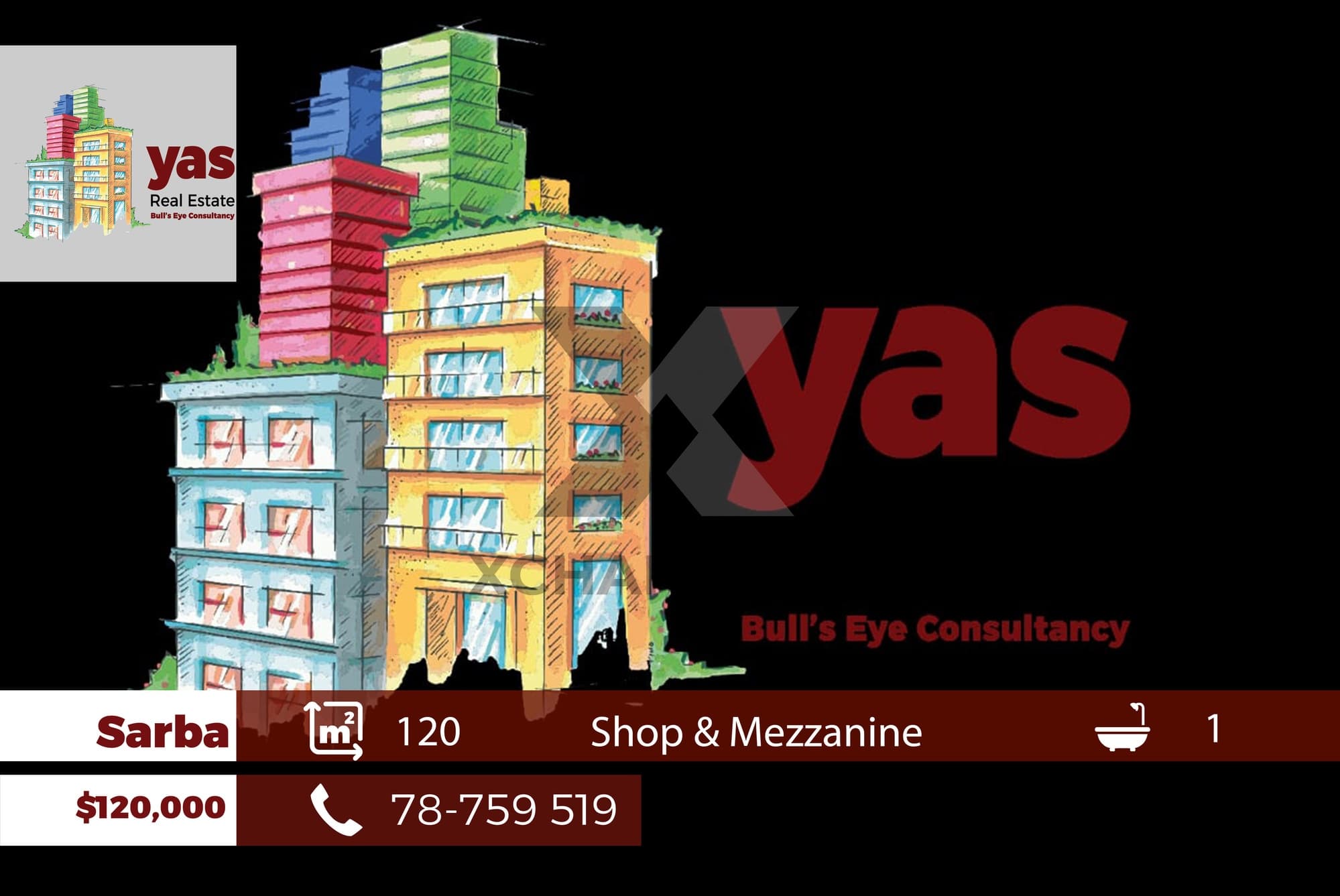 Sarba 120m2 | Shop & Mezzanine | Accessible Street | EH |