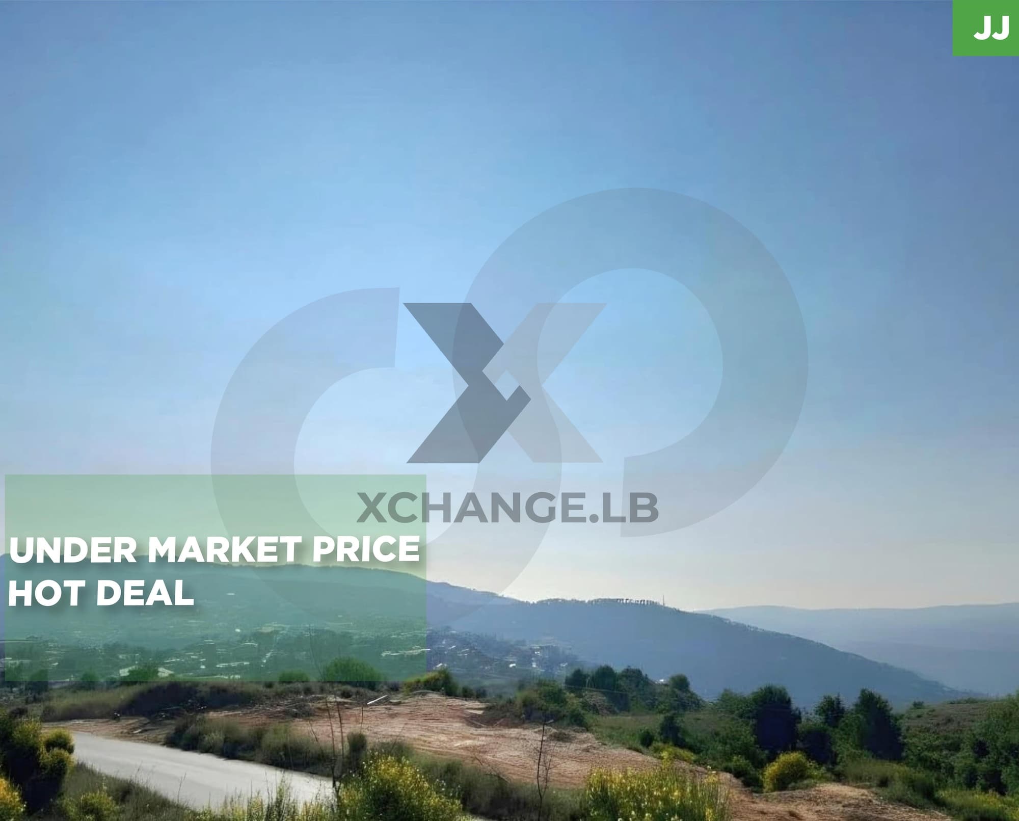 Prime land/Zaarour, Metn/زعرور panoramic mountain view/ REF#JJ137399