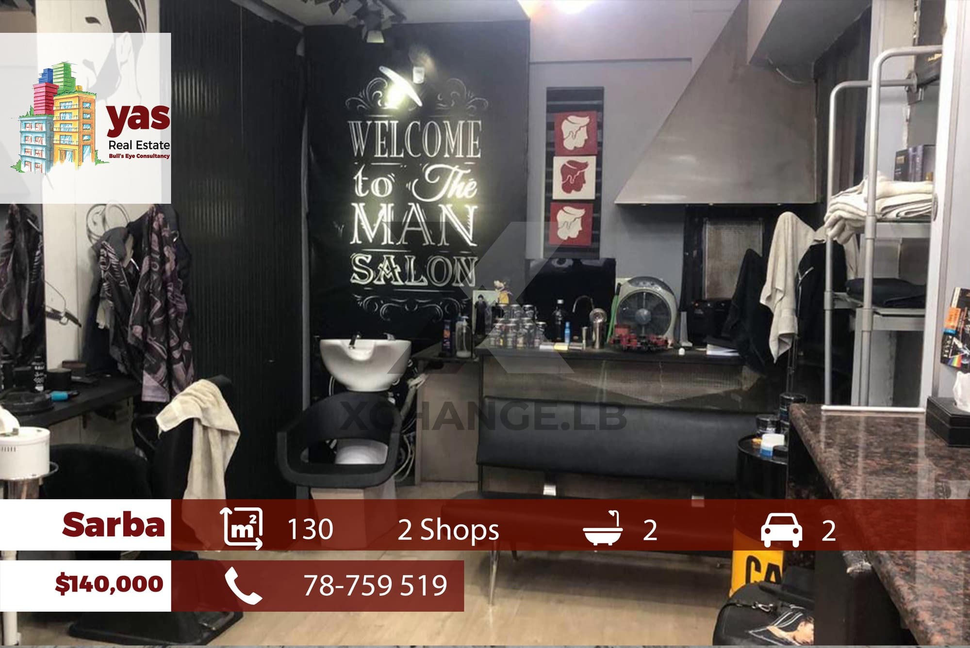 Sarba 140m2 | Two Shops | Prime Location | Active Street | EH