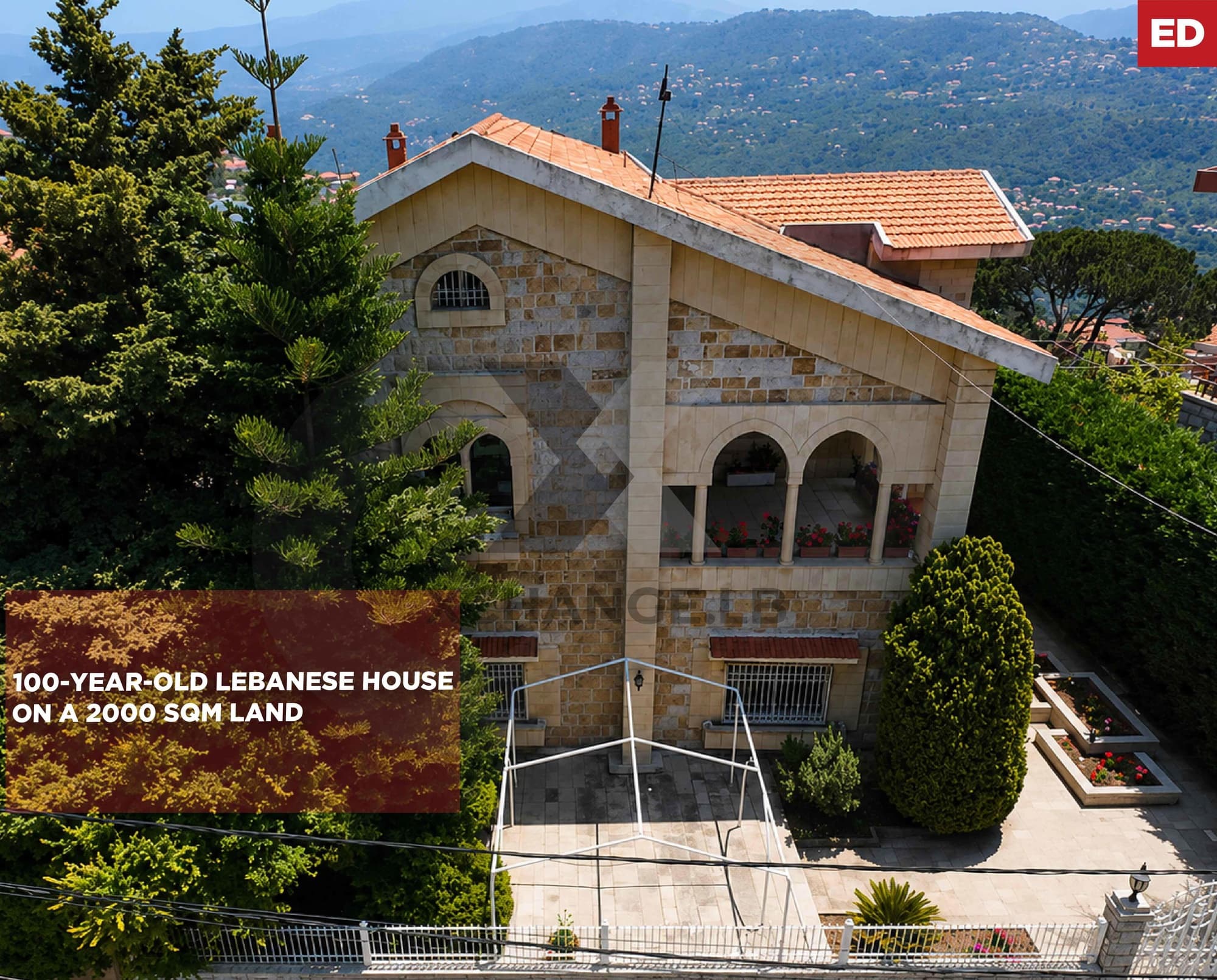 1500 sqm Garden/Baabdat, Metn/بعبدات/prime location/ REF#ED137386 !