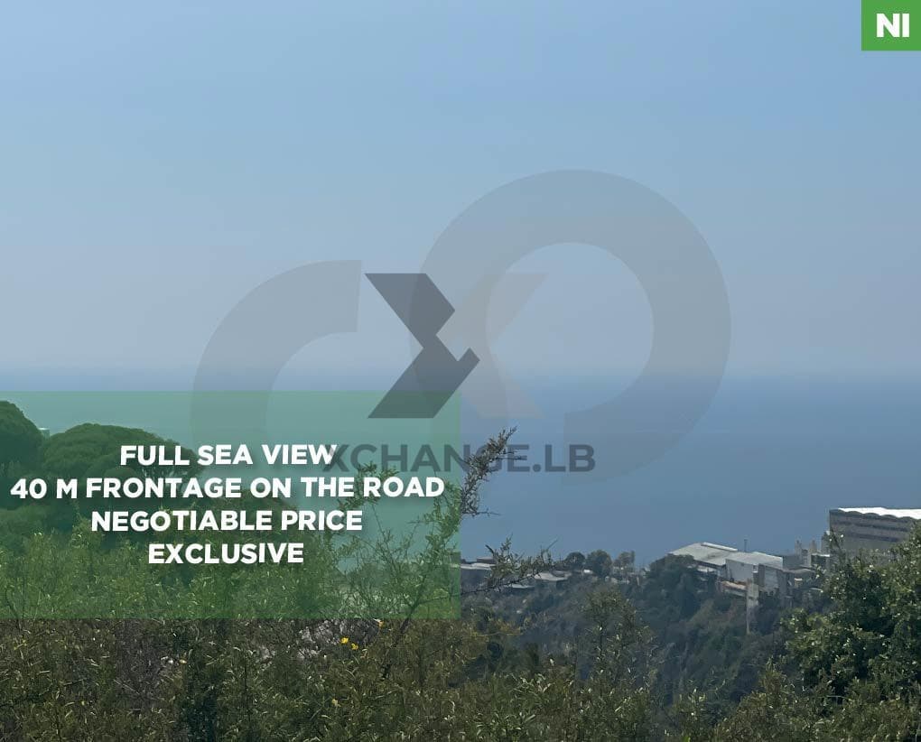 Full sea view, negotiable, Jbeil, Aydamoun/عيدمون REF#NI137353