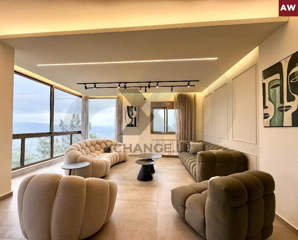 panoramic moutain view, prime area, Douar, Metn/الدوار REF#AW137395