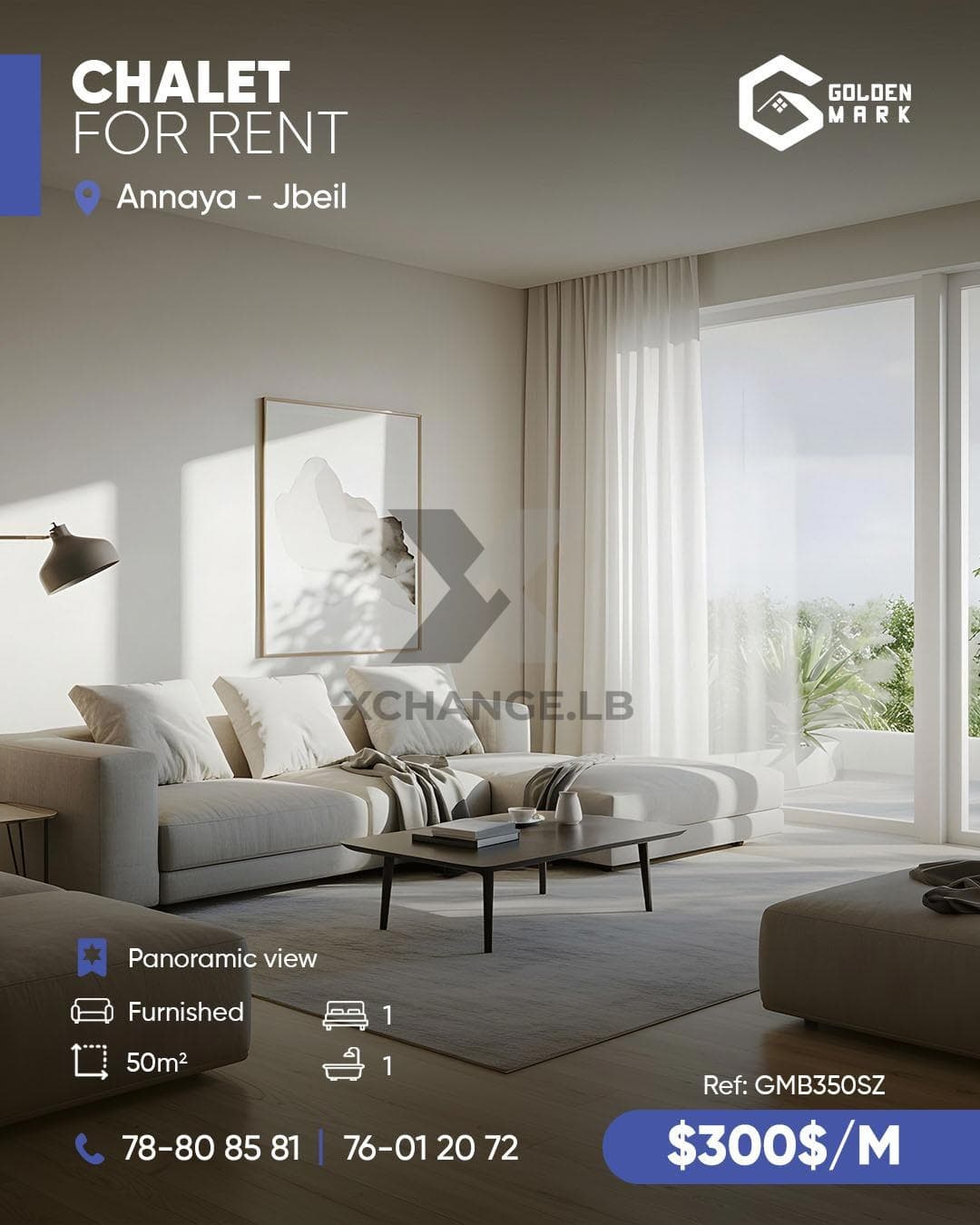 GMB350SZ - Chalet Duplex For Rent In Annaya - شاليه دوبلكس للإيجار في عنايا